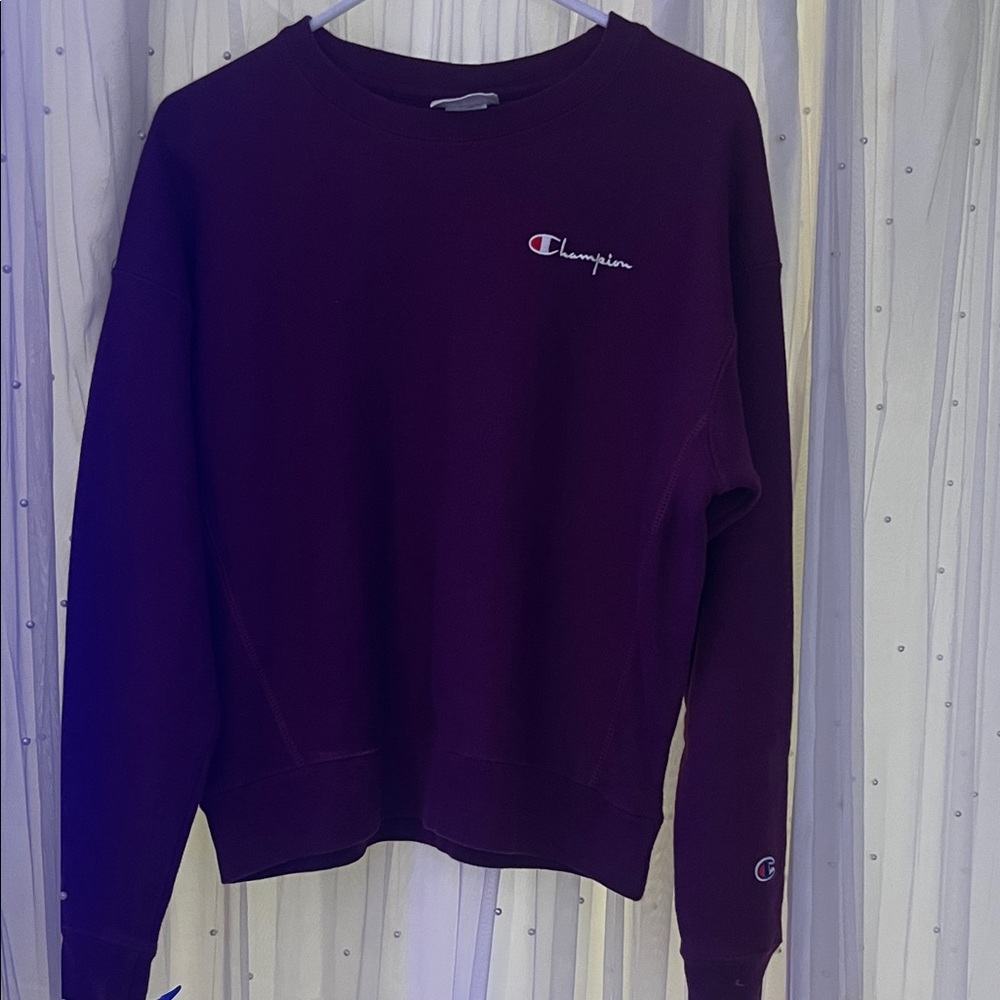 Champion Deep Purple Crewneck Sweatshirt